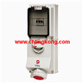 曼奈柯斯IP67-帶開關(guān)，帶機(jī)械聯(lián)鎖，帶K型斷路器壁裝式插座7243